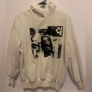 SHEIN Off-White Teen Hoodie